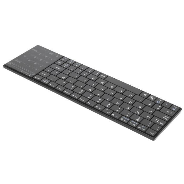 Clavier sans fil – OMABETA – KB709 – Bluetooth 3.0 – Pavé tactile intégré – Compatible Windows/Android/iOS