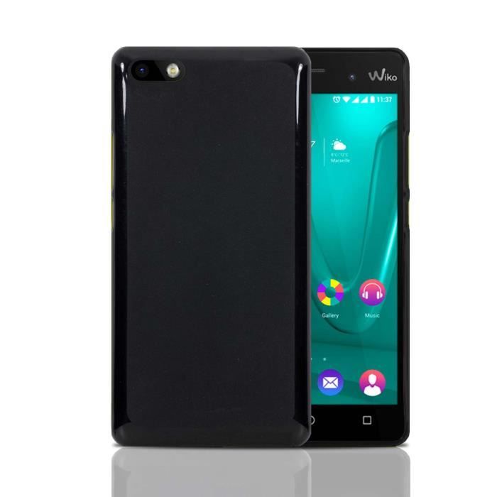 Verre Trempé + Coque Silicone Wiko Rainbow et Rainbow 4G, Transparent