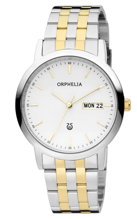 ORPHELIA - Montre Hommes - Quartz - Analogique - Bracelet en Acier inoxydable - Multicolore - OR62604