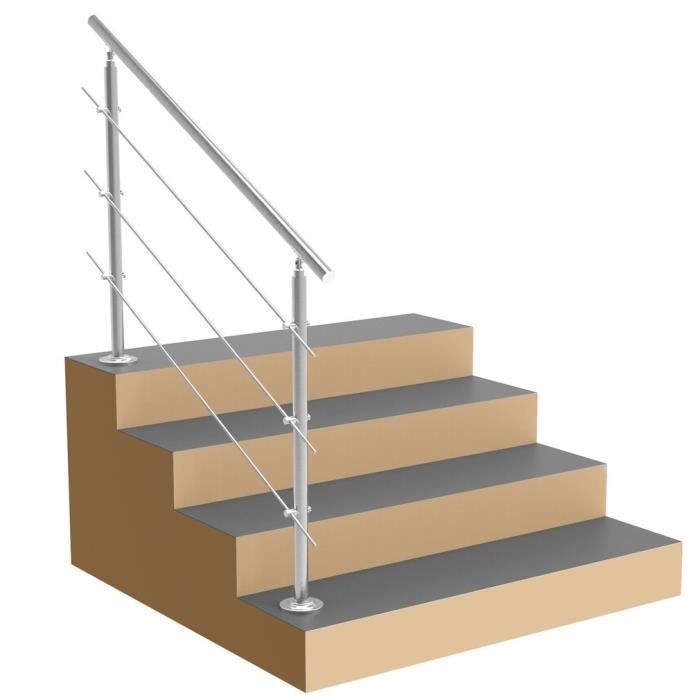 Norme Garde Corps Terrasse Accessible Main Courante Escalier 150cm Garde Corps Balustrade En Acier