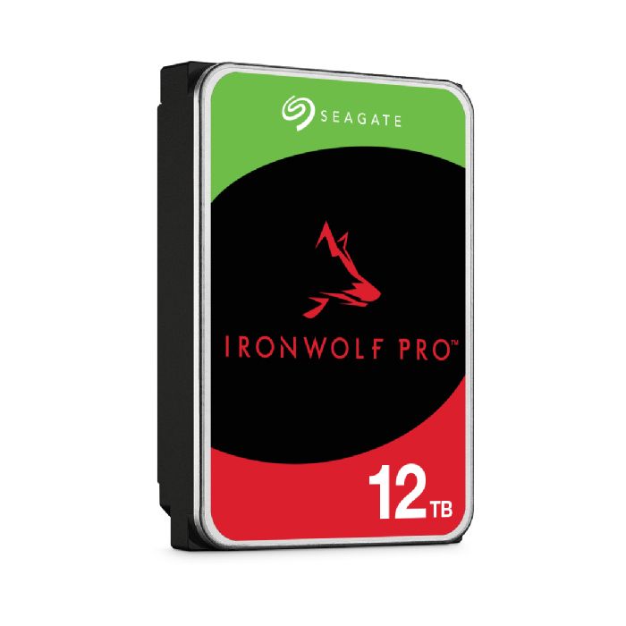 eagate IronWolf Pro, 12 to, NAS HDD – CMR, 3,5”, SATA 6 Gbits/s, 7 200 TR/Min, 256 Mo Cache (ST12000NT001)