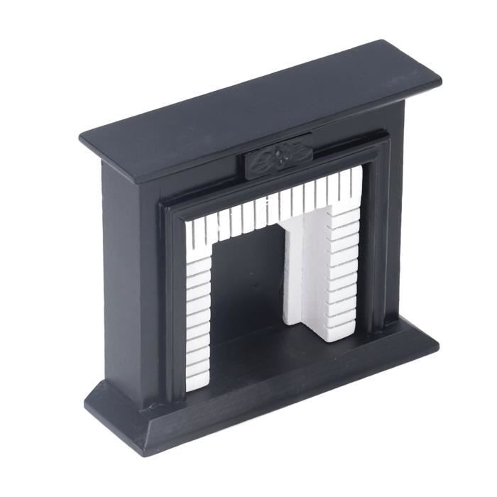 MAISON DE POUPÉES Bare Bois Cheminée & Feu Contour Miniature Inachevé Meubles EUR 15,00