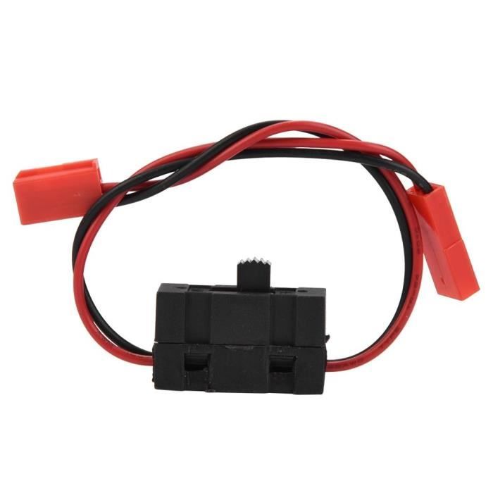 3 Interrupteurs Marche/arrêt Avec Câble JST Pour Batteries LiPo RC - Longueur 15 Cm, 2 Broches