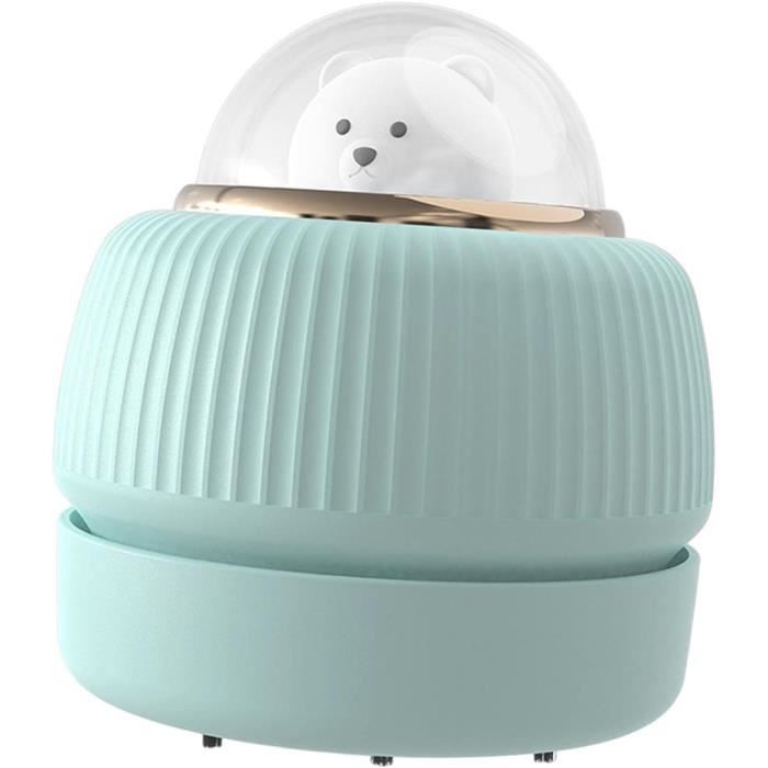 Mini Aspirateur De Bureau - Nettoyeur Gommes Et Miettes - Design Animal Pour Enfants - Portable Et Silencieux