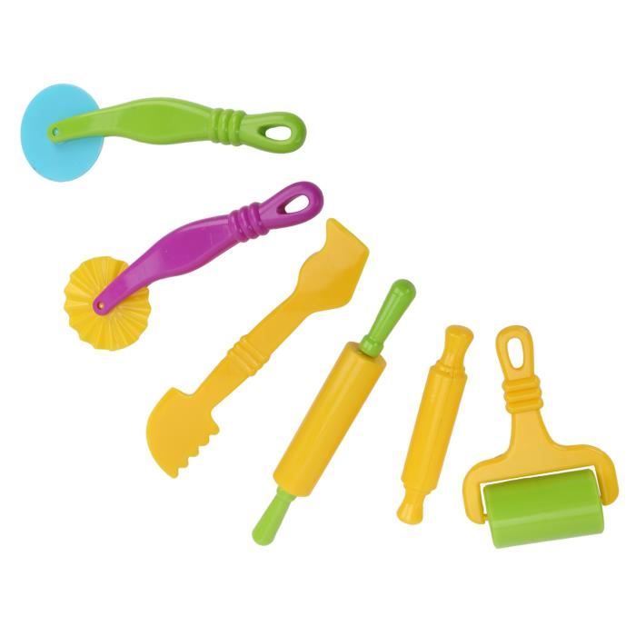 LEXINCHENG Set De 6 Outils Pâte à Modeler - Pour Enfants Dès 3 Ans