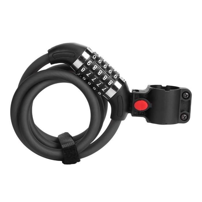 VGEBY Serrure antivol pour code de vélo wheelup Cadenas de Vélo Serrure à Combinaison Antivol à VGEBY Serrure antivol pour code de vélo wheelup Cadenas de Vélo Serrure à Combinaison Antivol à