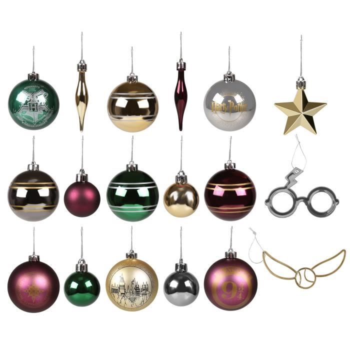 Ensemble de 45 boules de Noël Harry Potter, décorations de sapin