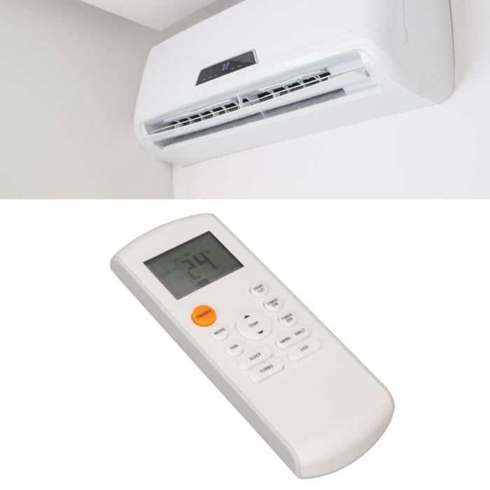 Télécommande Universelle RG57A7/BGEF Pour Clim Midea – Remplace RG57A6, RG57B, RG57D – Prête à L’Emploi, 1 An De Garantie