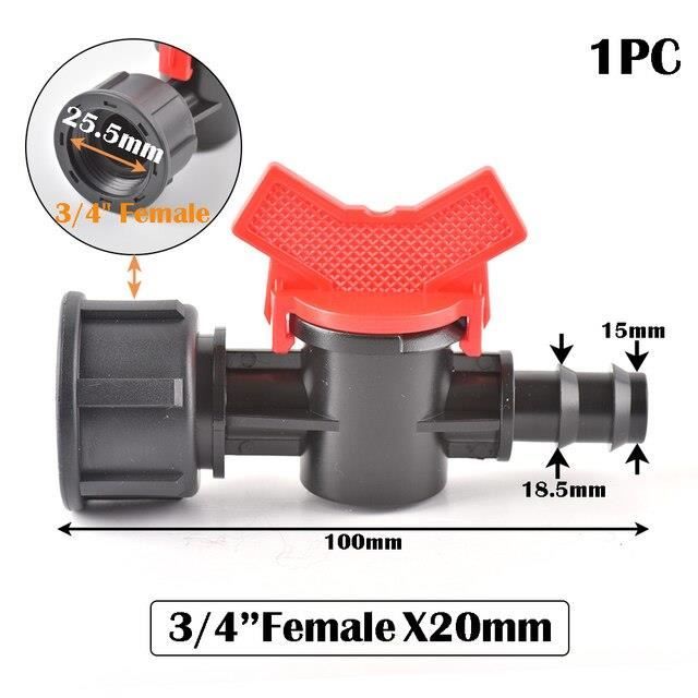 Gardena Vanne D’Arrêt Réglable 3/4" – Régulation Précise & Arrêt Complet Pour Système D’Arrosage Automatique