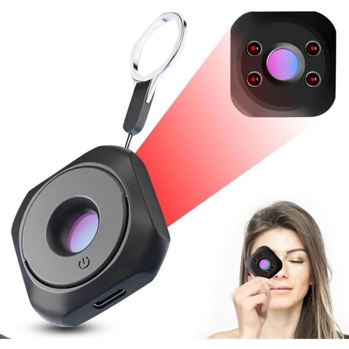 Détecteur De Caméra Cachée 4 En 1, Détecteur RF Sans Fil Anti-Espion, Espion Finder Radar, GPS