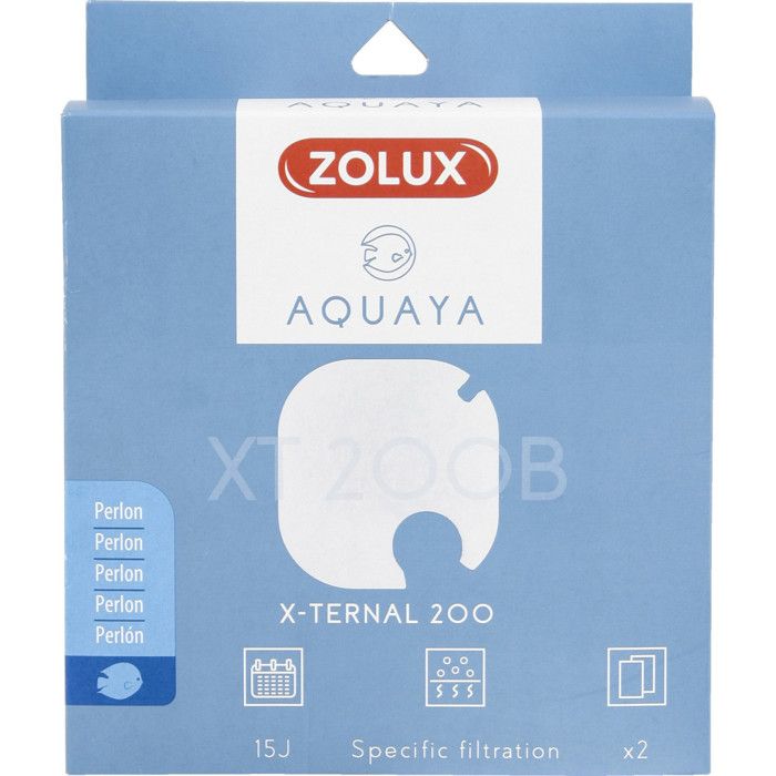 Filtre pour pompe x-ternal 200 filtre XT 200 B perlon x 2. pour aquarium. - zolux