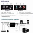 Audio Convertisseur Numérique vers Analogique 192Khz DAC, Digital SPDIF Optique Coaxial vers Analogique Stéréo Aux RCA L / R Spdif-1