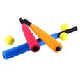 1 ensemble de batte de baseball jouet Portable EVA de bâton de pour enfants  KIT BASEBALL - PACK BASEBALL - ENSEMBLE BASEBALL-1