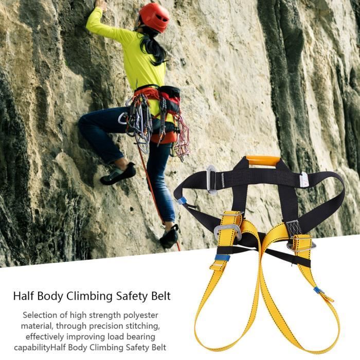 Ceinture De Sécurité Pectorale Réglable - Fibre Imperméable - Tour De Taille 50-120cm - Pour Escalade, Sauvetage