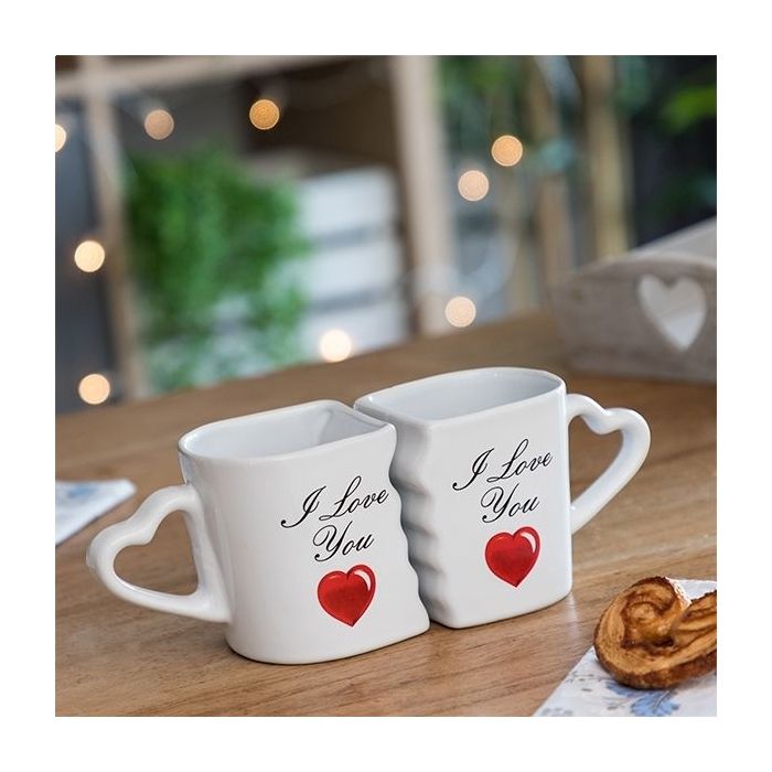 Duo De Mugs « Mariés » En Céramique Avec Cœur Doré - Cadeau Couple, Mariage, Union - Lavable Duo De Mugs « Mariés » En Céramique Avec Cœur Doré - Cadeau Couple, Mariage, Union - Lavable