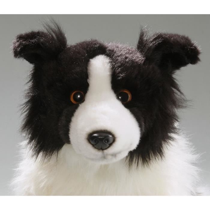 Peluche Chien Border Collie 33cm Jouet Cdiscount Jeux Jouets