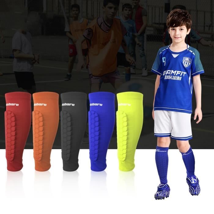 Protège-Tibias Football Enfants - Antidérapants, Légers Et Respirants | Taille 5-12 Ans