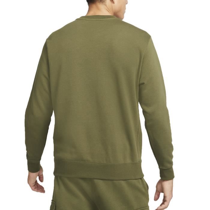 Sweat shirt Nike Club Homme Vert Manches longues Fitness