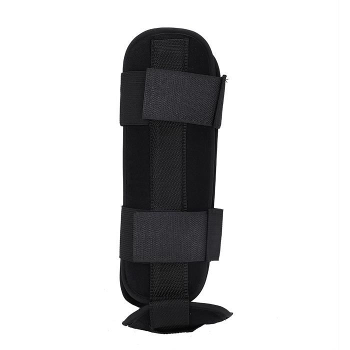 Lot De 2 Protections De Pied Taekwondo Cheville - Support Adulte Enfant XXL Blanc + Noir - Résistant Usure