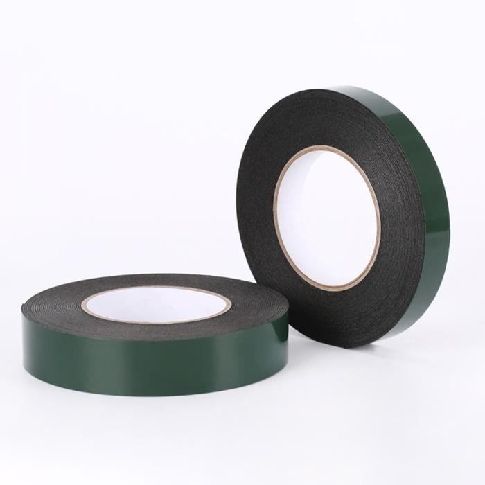 Ruban Adhésif Double Face Mousse Noir Uxcell - 45mm X 5m (épaisseur 2mm)