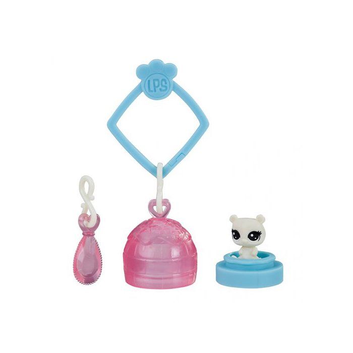 Figurine Littlest Pet Shop : Ours Blanc Polaire #647 - Occasion (état à Vérifier)