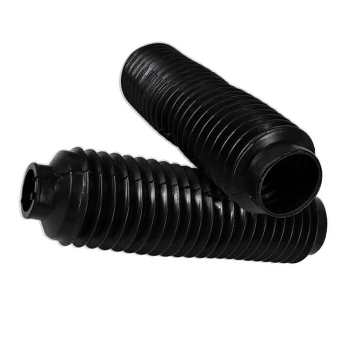 1 Paire Guêtres Caoutchouc Fourche Avant Moto - Protection Dirt Bike ATV Quad CQR 23cm