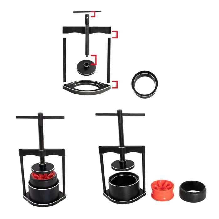 Outil de décoration de hache de simulation en métal à l'échelle 1:10 RC pour voiture à chenilles Axial Scx10 RC (rouge noir) | Leroy Merlin