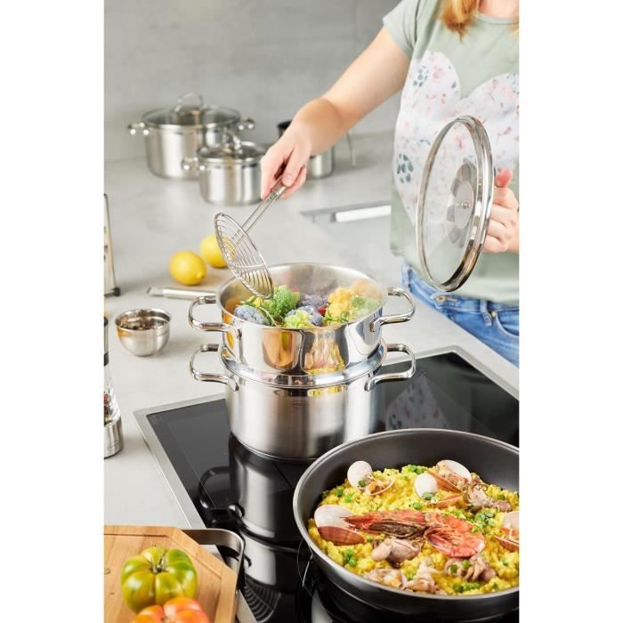 Wok Rösle Elegance 28cm | Acciaio Inox 18/10 Con Rivestimento Ceramico ProCera - Foto 14