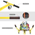 Leogreen HoverKart Hoverboard go Kart cadre jaune ,avec siège hip-hop Compatible, pour les planches d'équilibre de 6,5 à 10 pouces-2