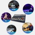 FF27792-Table de mixage musique 7 Canaux DJ Karaoké Piano Musique USB MP3 Enregistrement EU Prise-2