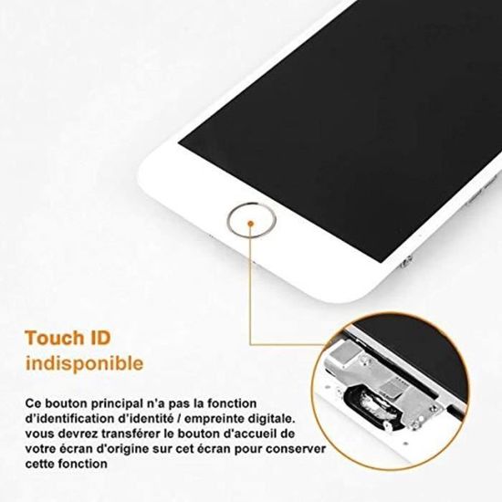 Écran LCD Complet Pour IPhone 6 Blanc - Avec Vitre Tactile Intégrée - Sans Outils - Neuf