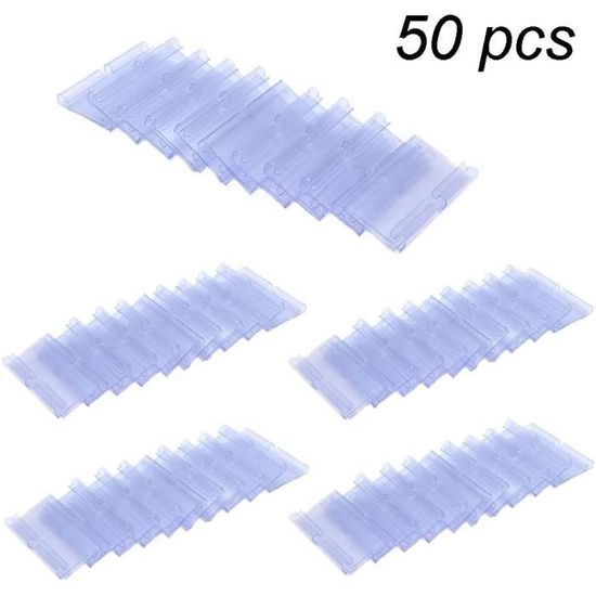 60 pièces porte-signe en plastique PVC prix porte-carte porte-étiquette  pour magasin de comptoir AFFICHE - POSTER - Cdiscount Maison