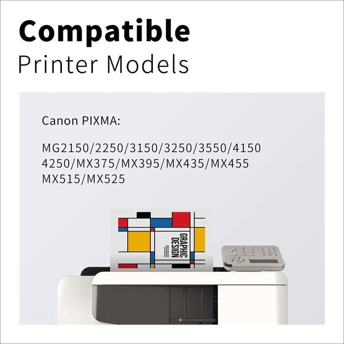 CARTOUCHE IMPRIMANTE LEMERO UEXPECT Compatible Canon PG-540XL CL-541XL  Cartouche pour Canon Pixma TS5150 TS5151 Pixma MG4250 MX4387 - Cdiscount  Informatique
