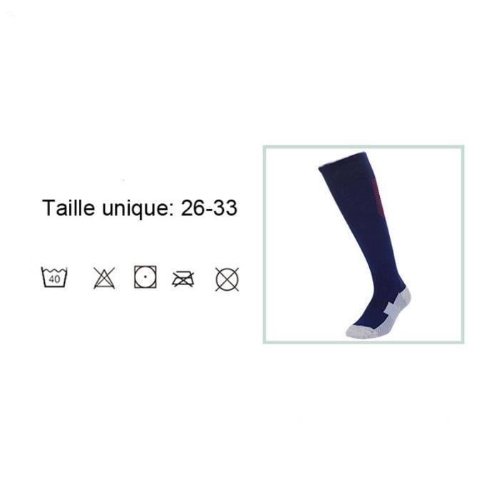 EUPSIIU Lot De 2 Paires De Chaussettes De Football Pour
