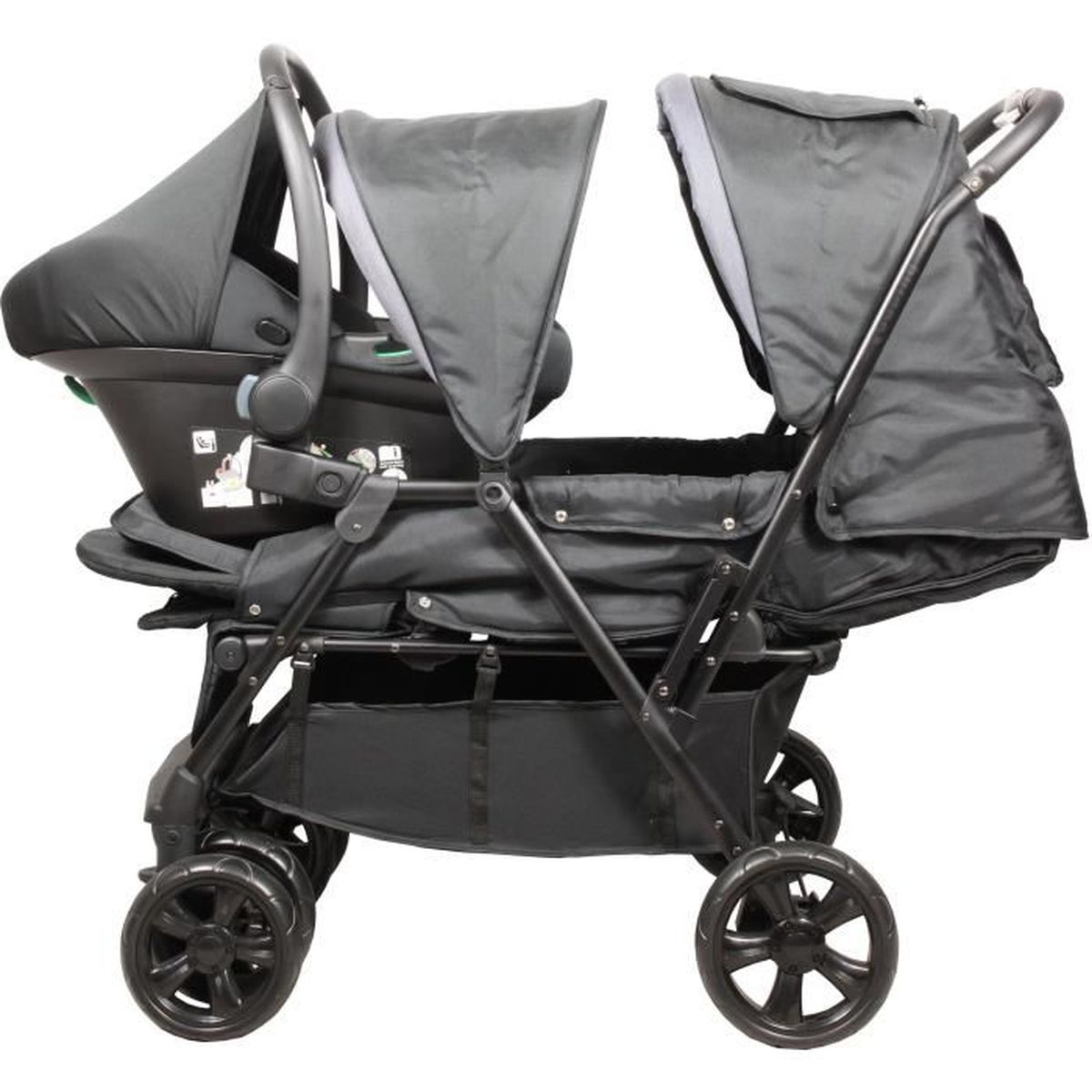 poussette double combine cosy