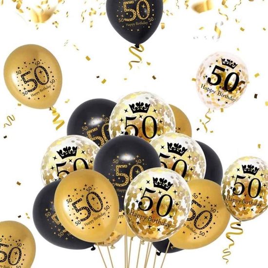 Deco Anniversaire Homme 50 Ans Happy Birthday Decorations 50 Ans De Fete En Noir Or Joyeux Anniversaire Decoration Cdiscount Maison Deco Anniversaire Homme 50 Ans Happy Birthday Decorations 50 Ans De Fete En Noir Or Joyeux Anniversaire Decoration Cdiscount Maison