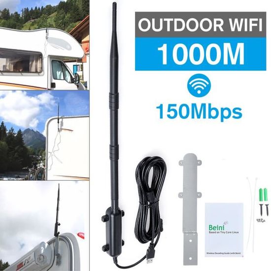 Tempsa 1000m Adaptateur Antenne Wifi 8 Usb 2 0 Amplificateur De Signal Pour Prix Pas Cher Cdiscount
