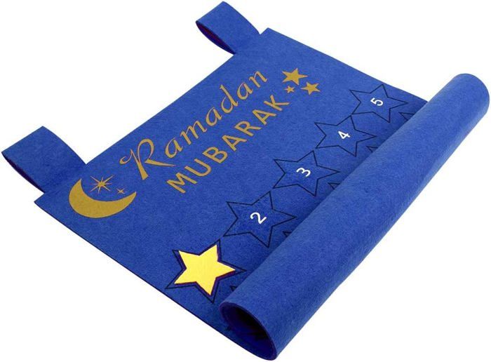 AIDUCHO Calendrier Ramadan en Feutre 2021, Calendrier à Rebours 30, calendrier r AIDUCHO Calendrier Ramadan en Feutre 2021, Calendrier à Rebours 30, calendrier r