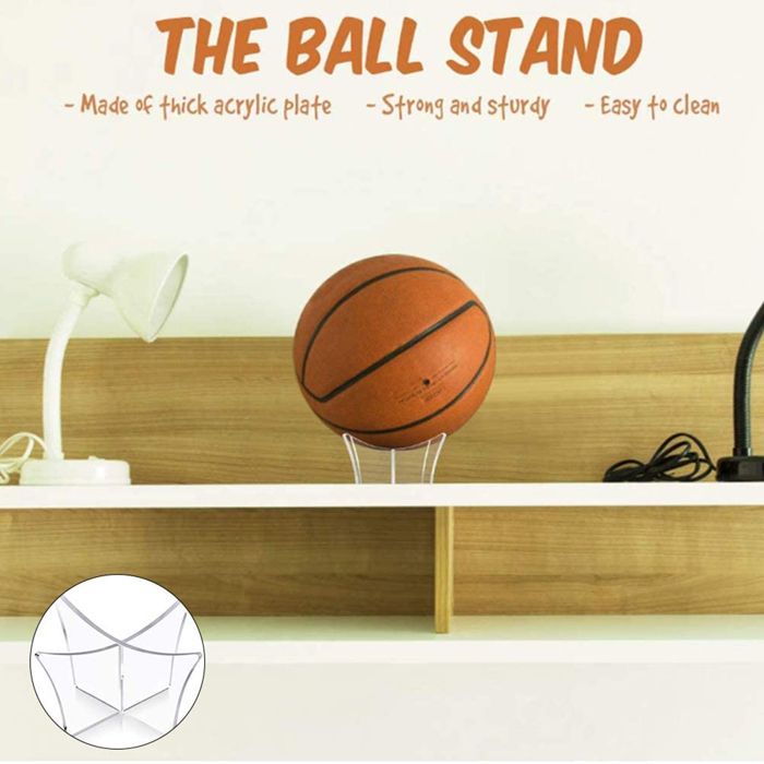 Lot de supports de ballons en acrylique, noir et blanc, pour