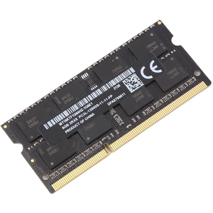 Mémoire RAM CRUCIAL DDR3L 4 Go 1600 MHz - SODIMM Pour PC Portable - 1,35 V - Neuf Testé