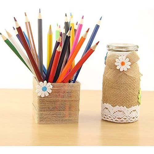 Ruban Toile De Jute, 4cm X 10M Toile De Jute Rouleau, Rouleau