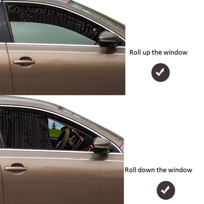 Voiture Vitres LatéRales Magnétique Pare Soleil,pour MG ZS Auto  Écran Solaire Isolation Respirant Anti-UV Accessoires  intérieurs,Whole-car-7-pieces