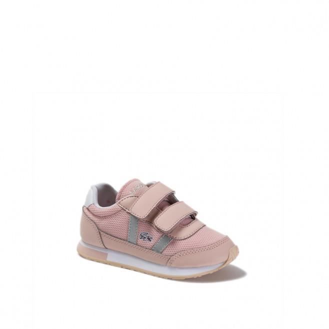 Basket lacoste sale bebe rose