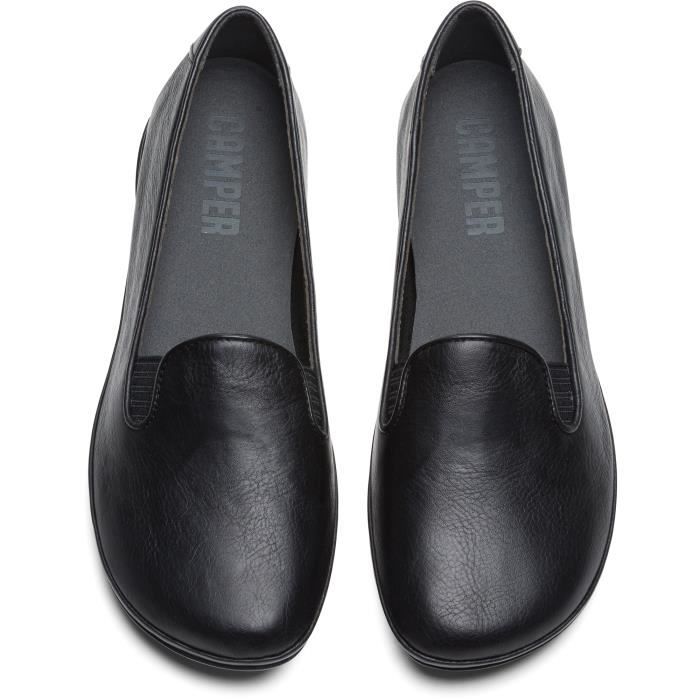 Ballerines Femme CAMPER Right Noir Cuir Semelle en
