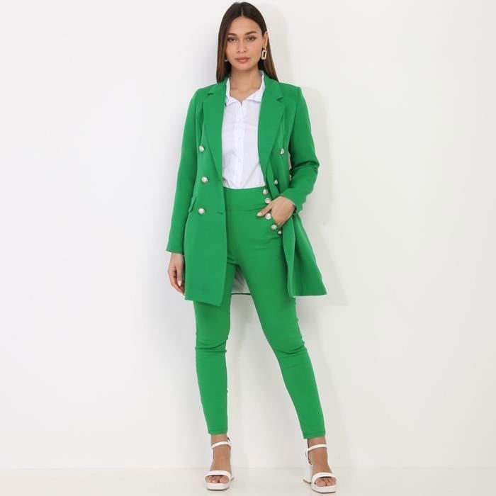 Blazer verte femme best sale