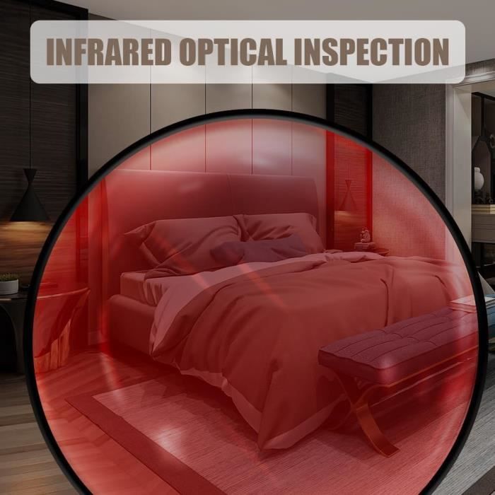 Détecteur De Caméra Cachée IR – Lot De 2, Portable Et Discret, Vision Infrarouge 5m – Pour Hôtel, Salle De Bain, Voyage