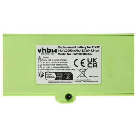 Vhbw 1x Batería Compatible Con IRobot Roomba 640, 671, 665, 675, 652, 681, 685, 677, 614, 680, 670, 676, 615 Aspiradora (3500 MAh, 14,4 V, Li-Ion) | Leroy Merlin
