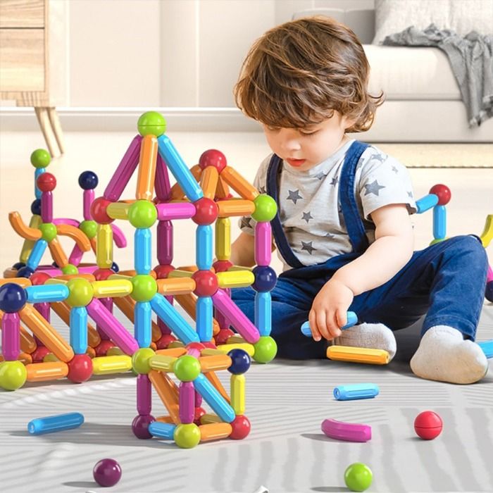 Kit de blocs de construction magnétiques pour enfants A414 - Cdiscount ...
