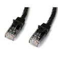 STARTECH Câble réseau Cat6 Gigabit UTP sans crochet de 10 m - Cordon Ethernet RJ45 anti-accroc - Câble patch Mâle / Mâle - Noir-0