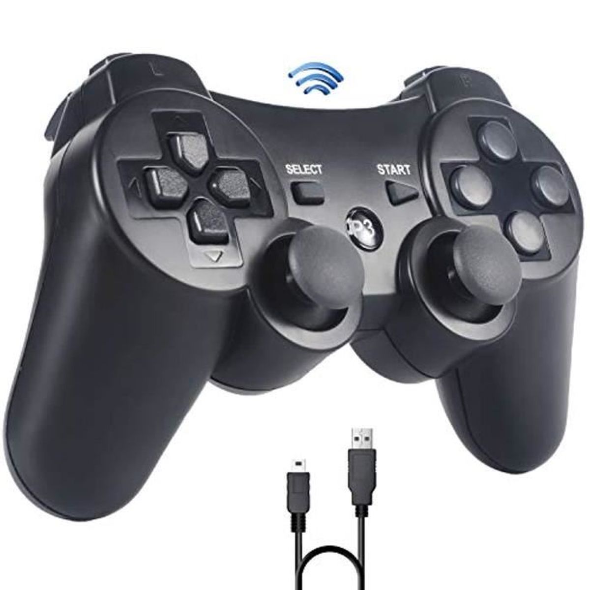 PS3, Sefitopher sans fil pour Playstation 3 Bluetooth avec Double
